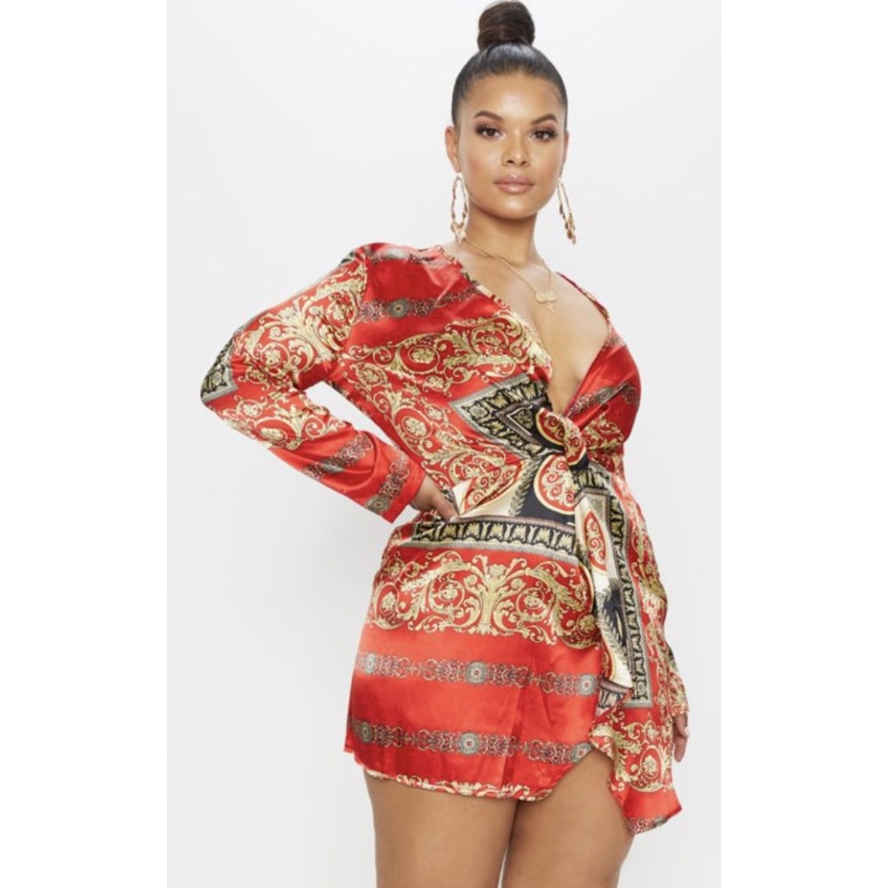 Scarf Print Dress